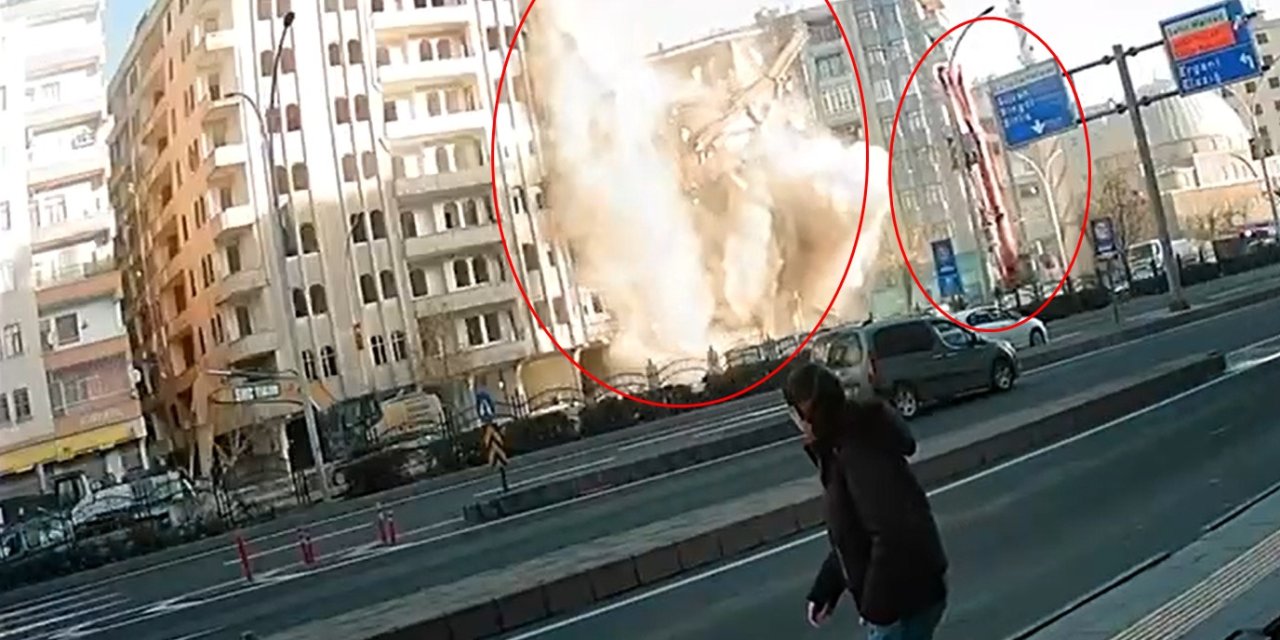 2 Bloklu 8 Katlı Apartman Yıkım Sırasında Çöktü