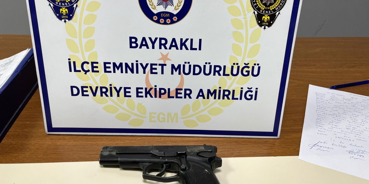 Bayraklı'da Silahlı Kavgada 2 Kişiyi Yaralayan Şüpheli Yakalandı