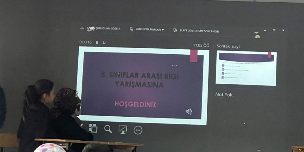 Okulda İlk 'Dönem Sonu Faaliyet Haftası'