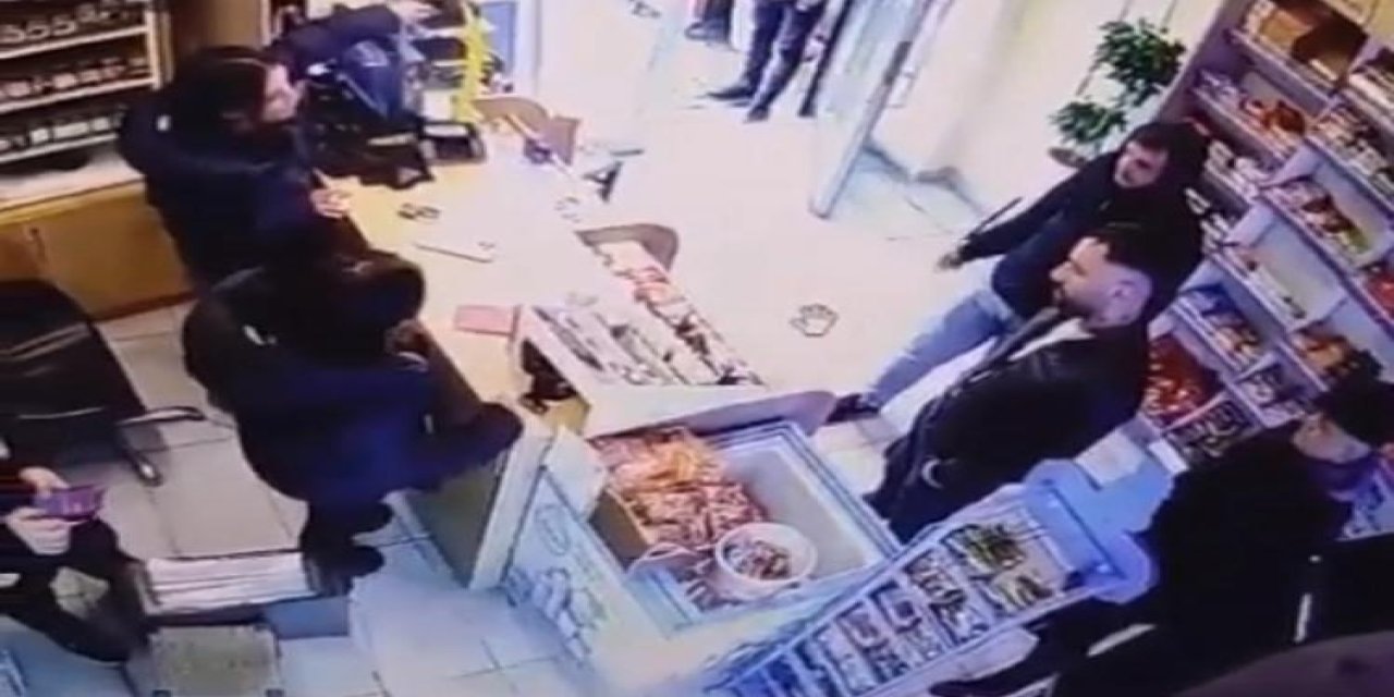 Bağcılar'da Tekel Bayisine Silahlı Saldırı Kamerada
