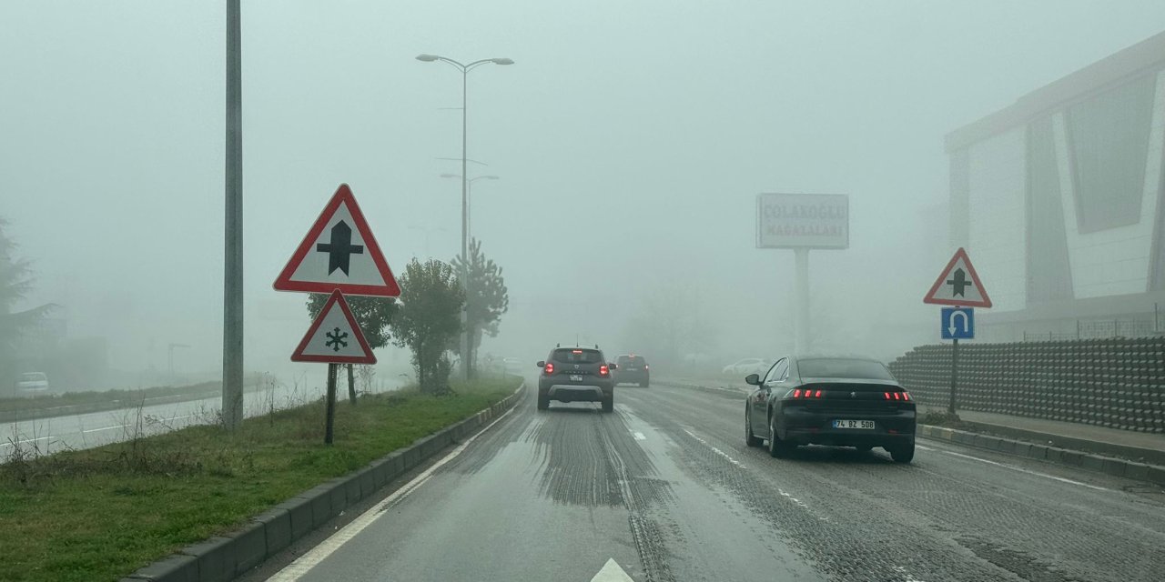 Bartın'da Yoğun Sis