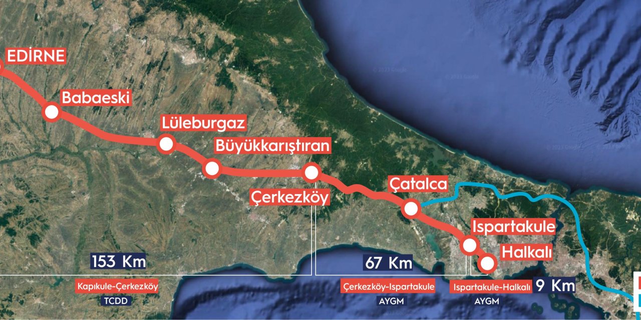 Bakan Uraloğlu: Çerkezköy- Kapıkule Hızlı Tren Hattı 2025 Sonunda Bitecek