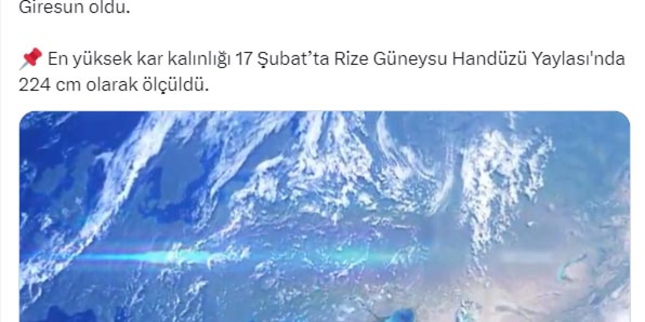 2023'te En Yüksek Sıcaklık Eskişehir, En Düşük Sıcaklık Gümüşhane'de Ölçüldü