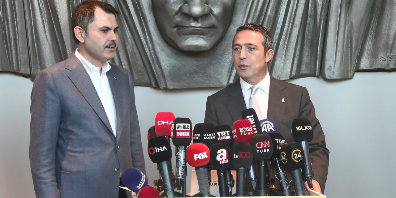 İbb Başkan Adayı Kurum, Fb Başkanı Ali Koç'u Ziyaret Etti