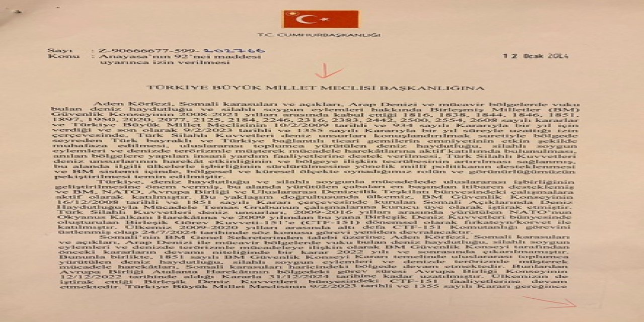 Türk Askerinin Aden Körfezi'ndeki Görev Süresi 1 Yıl Uzatıldı