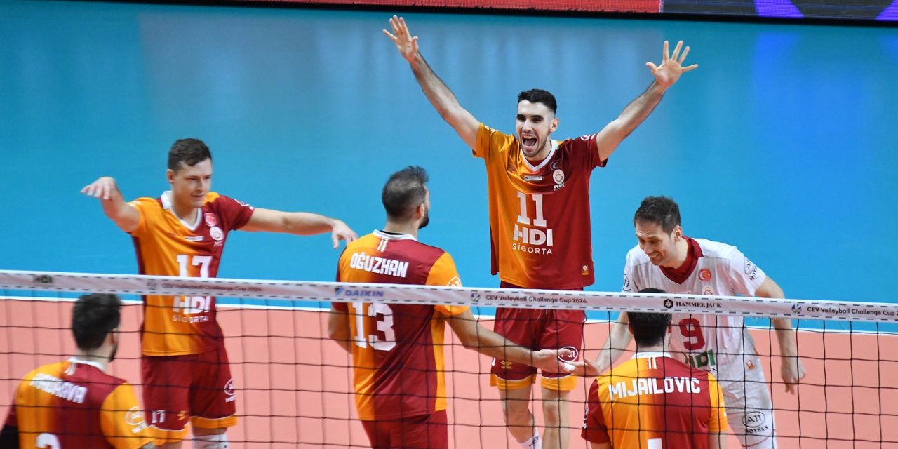 Galatasaray Hdı Sigorta, Challenge Kupası’nda Yarı Finale Yükseldi