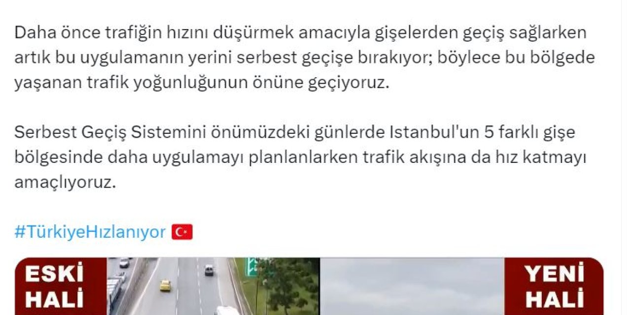 Bakan Uraloğlu: Kurtköy'de Gişe Adaları Ve Kanopileri Kaldırdık