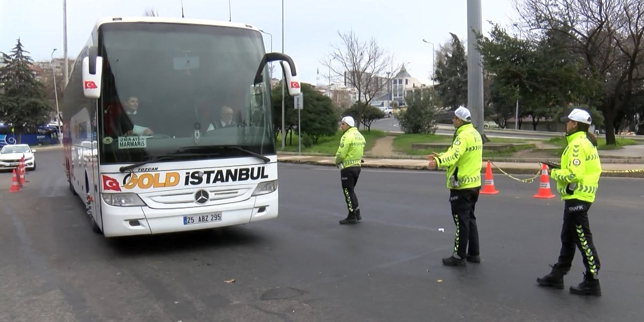 15 Temmuz Demokrasi Otogarı'nda Yarıyıl Tatili Öncesi Denetim