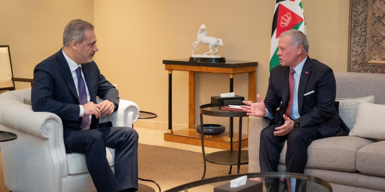 Bakan Fidan, Amman'da Kral Iı. Abdullah İle Görüştü