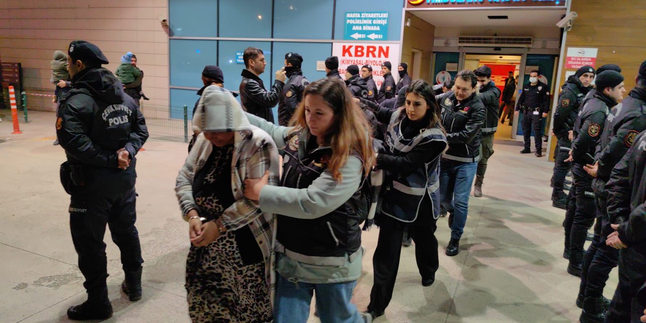 Bursa'da Narkotik Operasyonunda 29 Tutuklama; Kucağındaki Bebeği İle Cezaevine Gönderildi