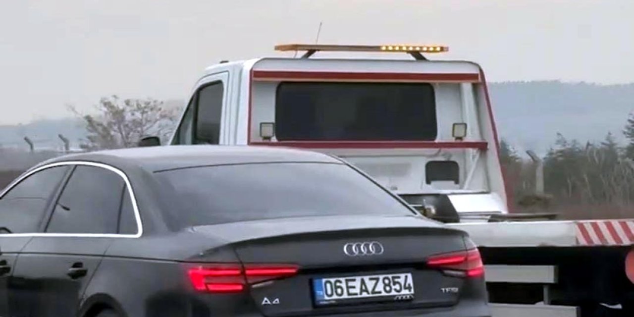 Trafikte Sürücülerin Tehlikeli İnatlaşması Kamerada