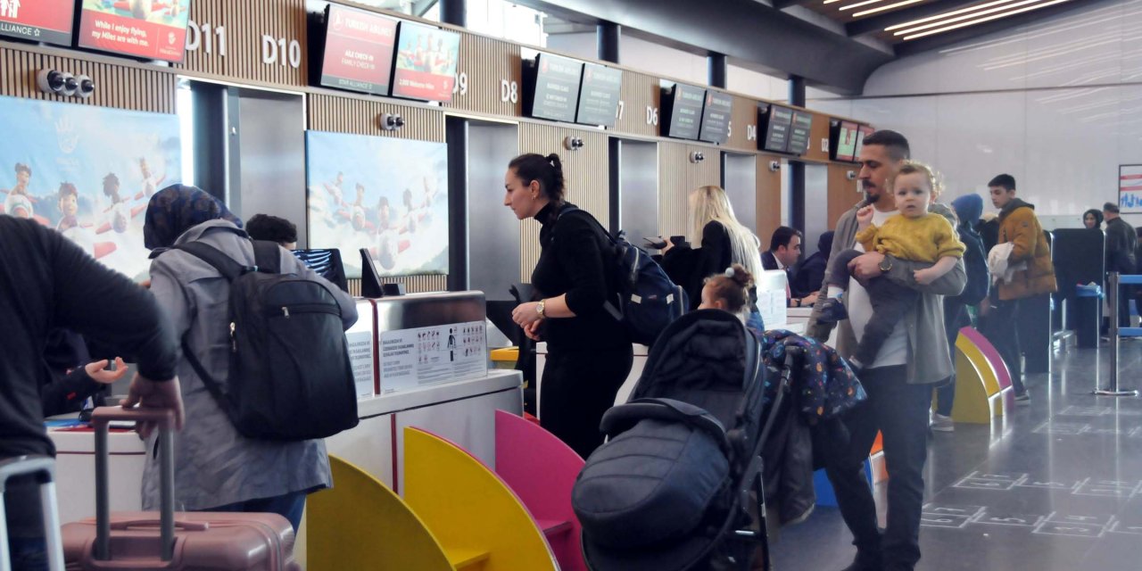 İstanbul Havalimanı'nda Yarıyıl Tatili Yoğunluğu