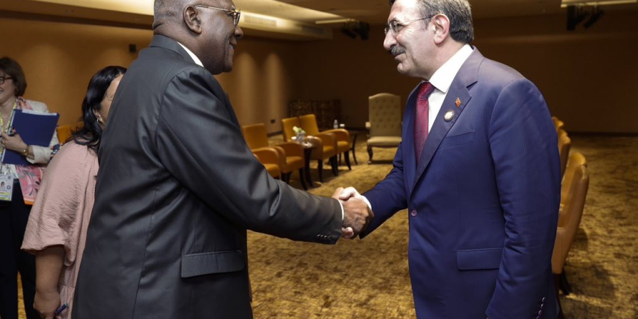 Cumhurbaşkanı Yardımcısı Yılmaz, Küba Cumhurbaşkanı Yardımcısı Mesa Ve Uganda Başbakanı Nabbanja İle Görüştü