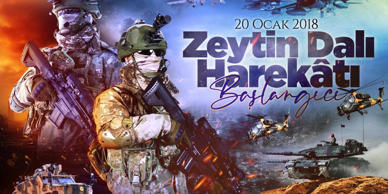 Msb'den 'Zeytin Dalı Harekatı' Paylaşımı