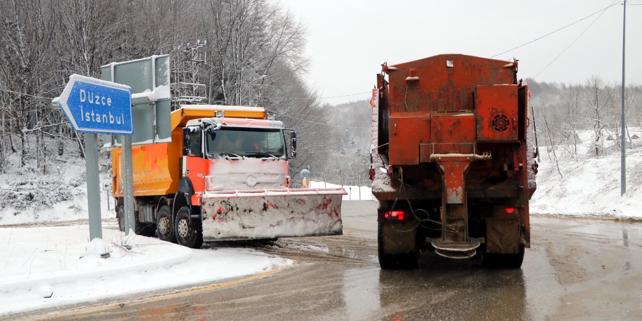 Bolu Dağı'nda Kar Yağışı