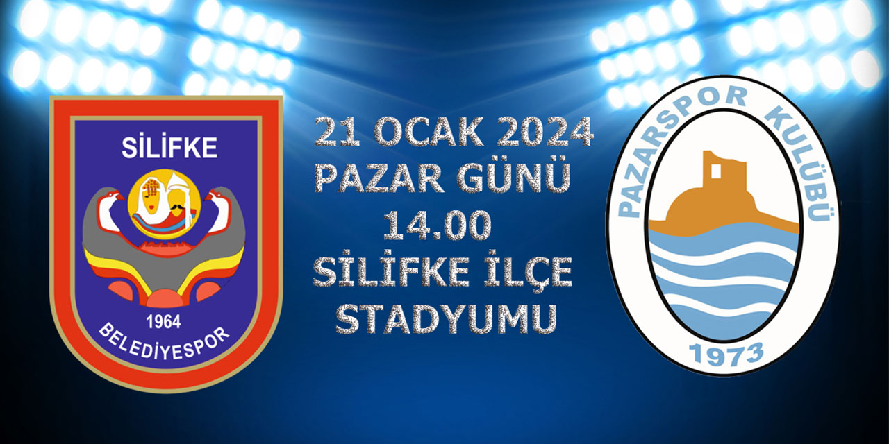 Silifke Belediyespor - Pazarspor maçının ilk 11'leri açıklandı