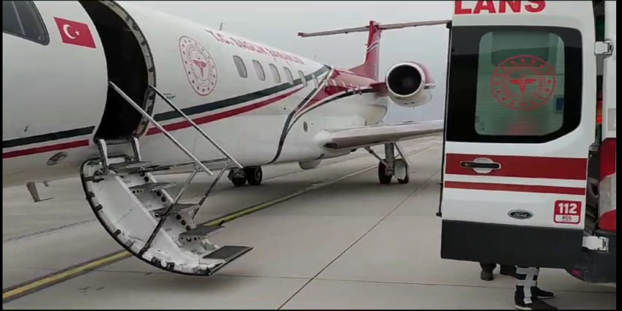 Van'da Kalp Rahatsızlığı Olan Bebeğe Ambulans Uçakla İstanbul'a Sevk