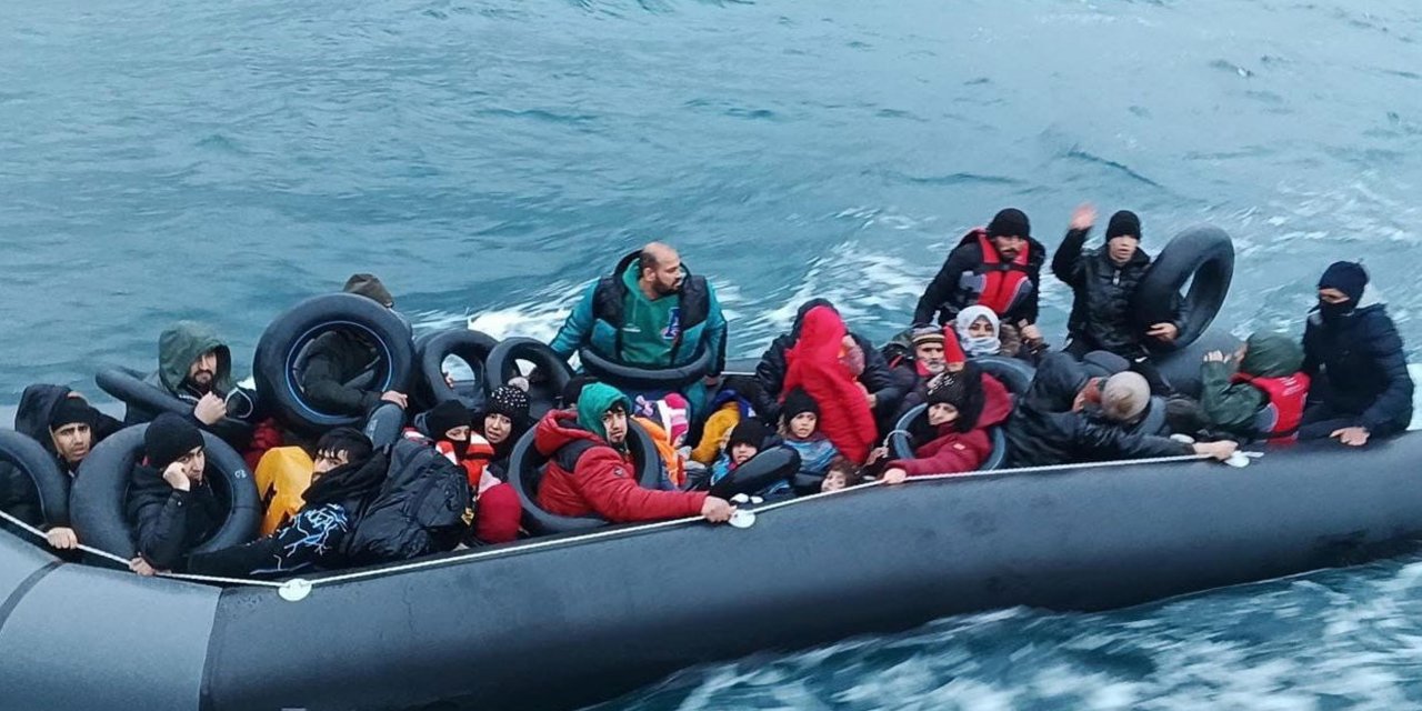 Çanakkale Açıklarında 33 Kaçak Göçmen Yakalandı