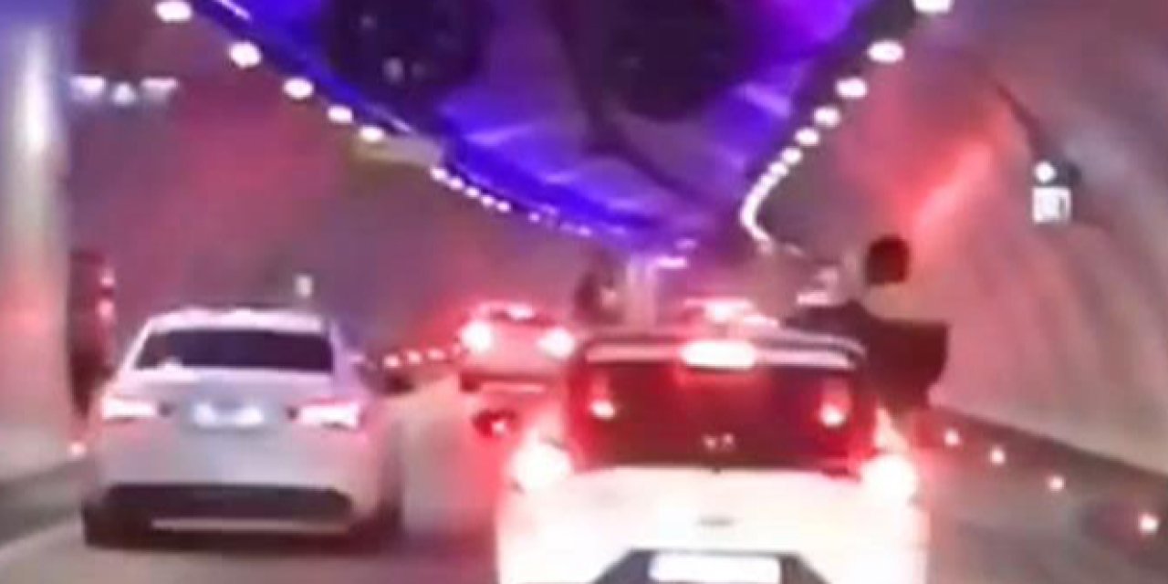 Avrasya Tüneli'nde Tehlikeli Yolculuk Kamerada