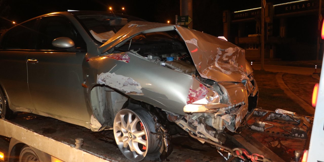 Alkollü Yakalanan Ehliyetsiz Sürücü, 1 Saat Sonra Kaza Yaptı