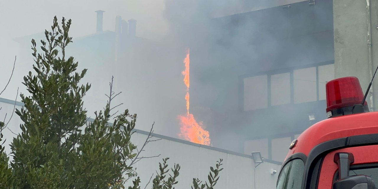 Ataşehir'de İş Yeri Yangını - 1
