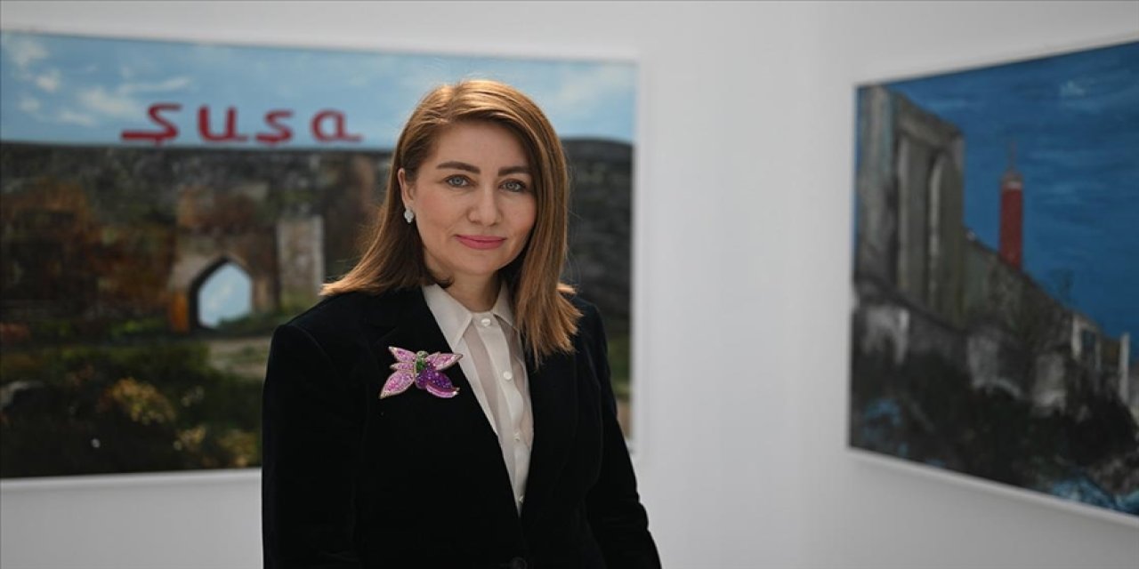 Azerbaycanlı ressam Abbasbeyli, ülke kültürünü sanatıyla anlatmak istediğini söyledi