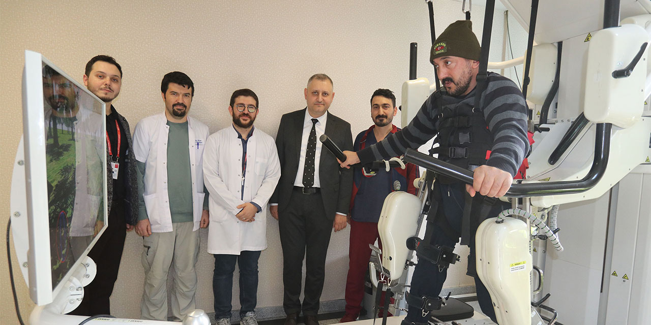 Rize’de “Robotik Rehabilitasyon Cihazı” hizmet veriyor