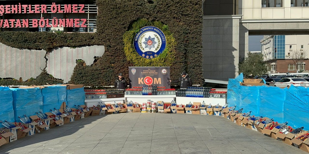İstanbul'da Sahte İçki Operasyonu