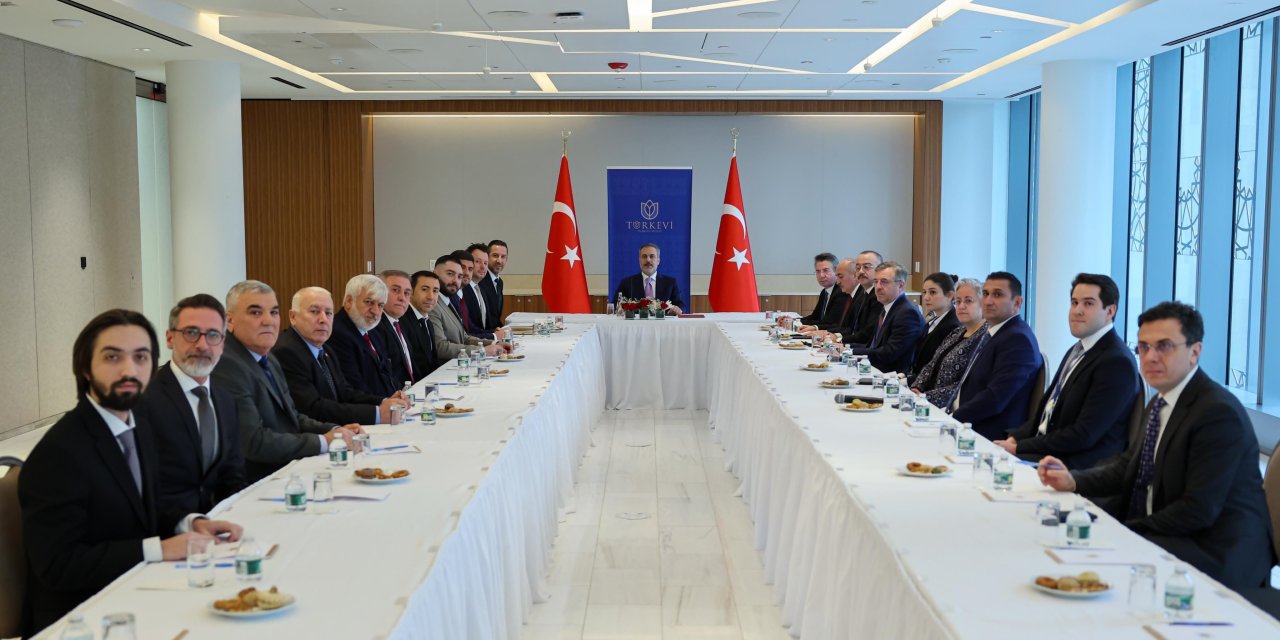 Bakan Fidan, Türk-amerikan Ulusal Yönlendirme Komitesi Heyetini Kabul Etti