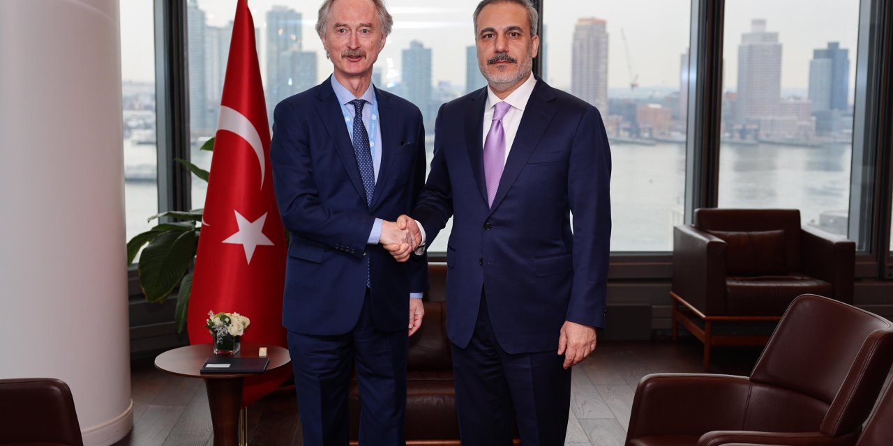 Bakan Fidan, Bm Genel Sekreteri'nin Suriye Özel Temsilcisi Pedersen'i Kabul Etti