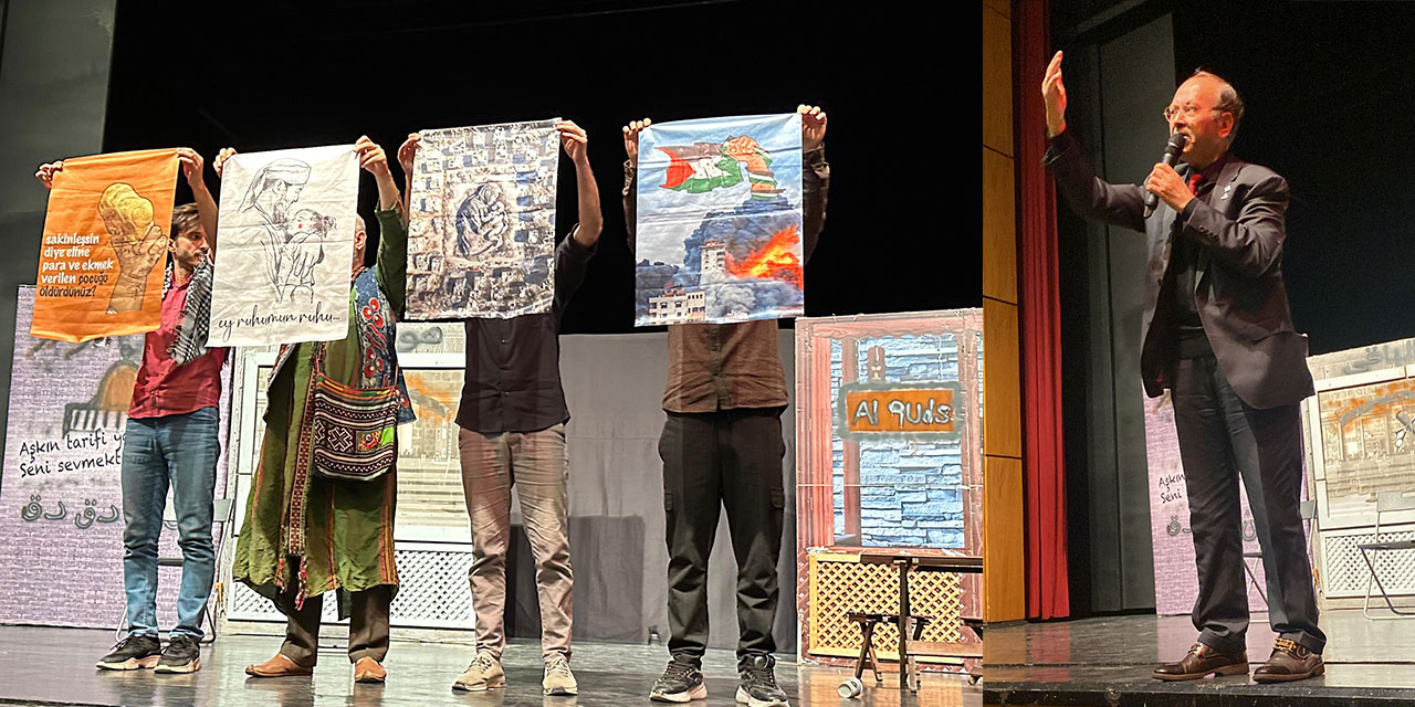 Filistin'i Anlatan Gün Doğmadan Tiyatro Oyunu Rize’de Sahnelendi