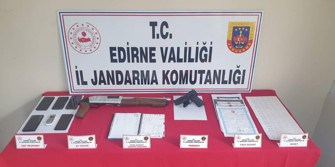Edirne'de 'Tefeci' Operasyonunda 6 Gözaltı