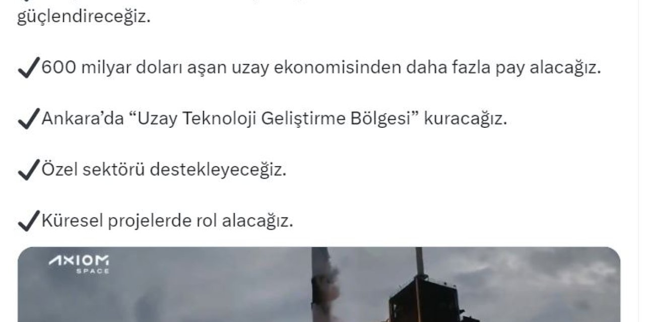 Bakan Kacır: Ankara'da 'Uzay Teknoloji Geliştirme Bölgesi' Kuracağız