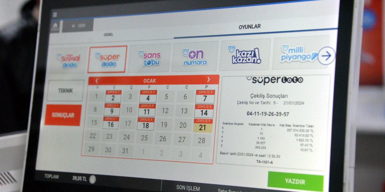 Süper Loto'nun 207 Milyon Liralık Rekor İkramiyesi, Kahramanmaraş'a Çıktı