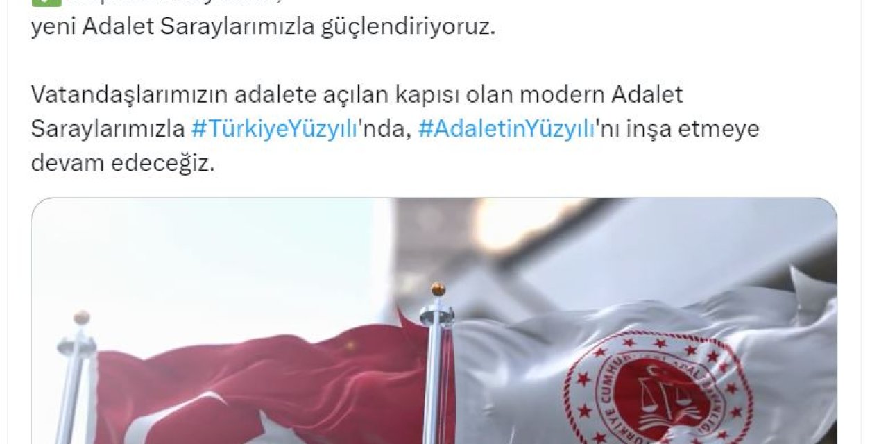 Bakan Tunç: Adalet Hizmetlerimizin Fiziki Ve Teknik Altyapısını Güçlendiriyoruz