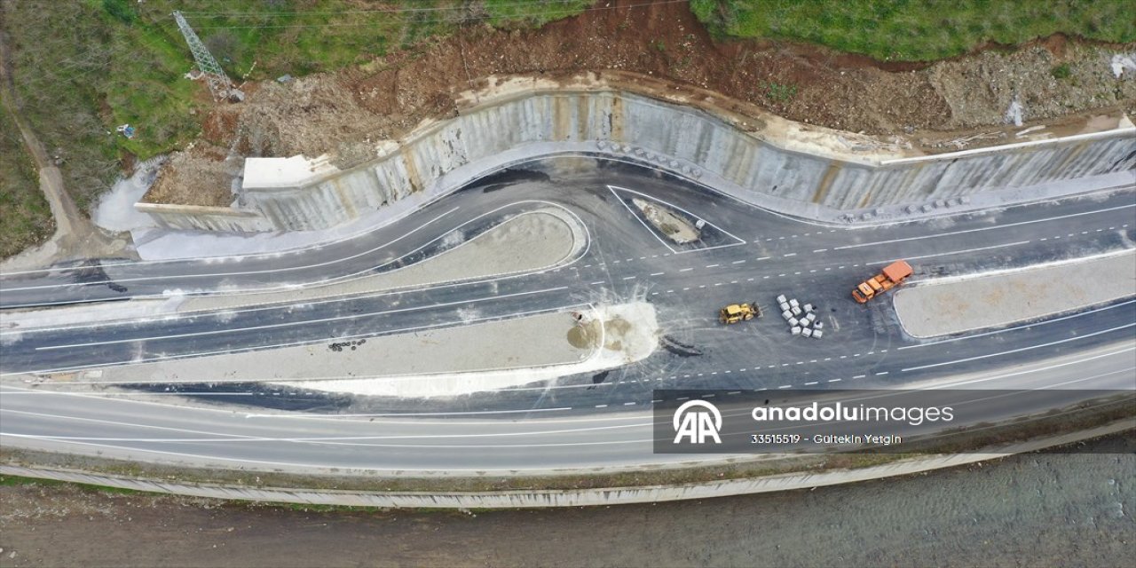 Doğu Karadeniz'i İç Anadolu'ya bağlayan Dereli yolu, ulaşım süresini yarıya düşürdü