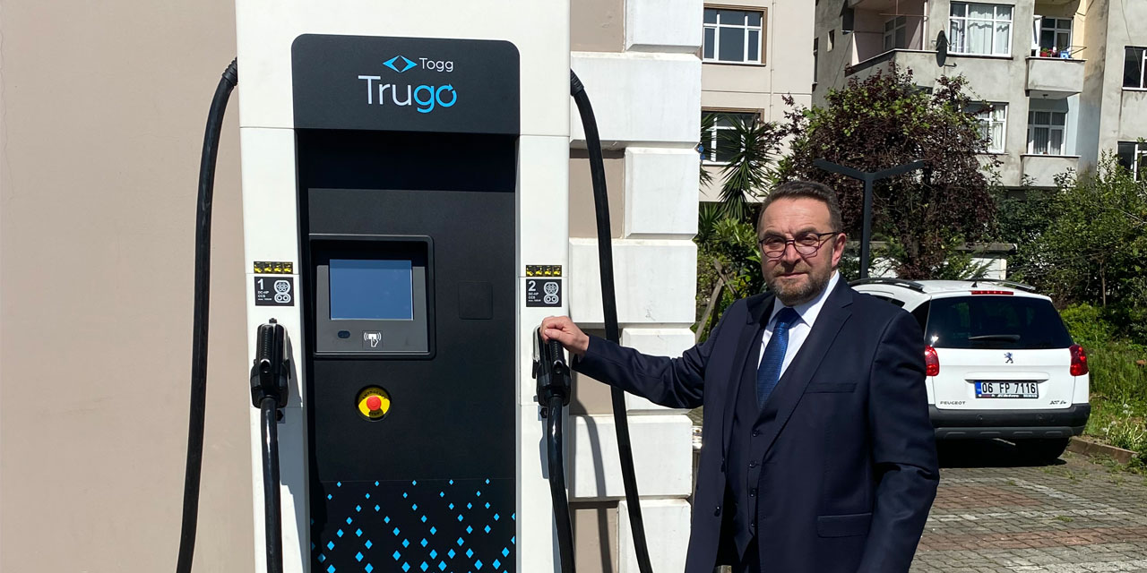 TOGG şarj istasyonu Doğu Karadeniz’de ilk kez Rize Ticaret Borsası’nda kuruldu