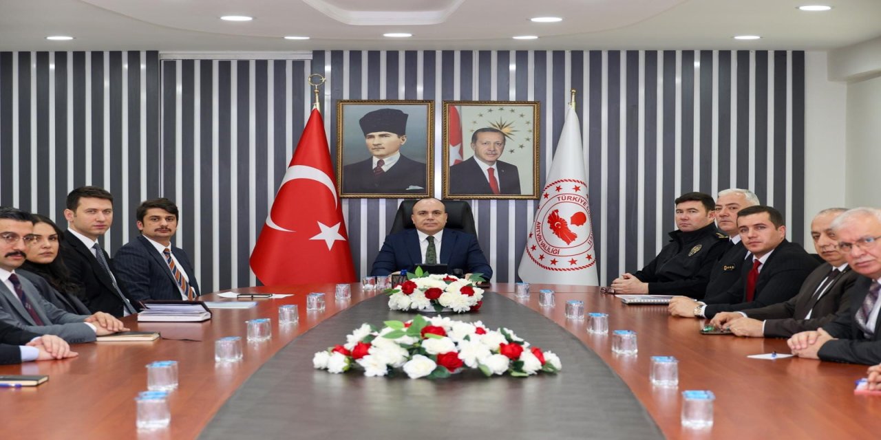 Artvin'de İl Seçim Güvenliği Toplantısı yapıldı