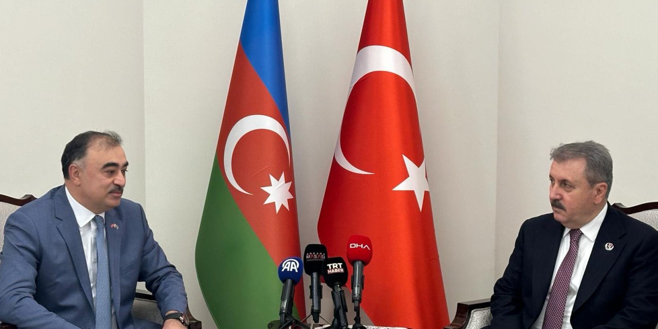 Bbp Lideri Destici, Azerbaycan Büyükelçisi Memmedov’u Ziyaret Etti