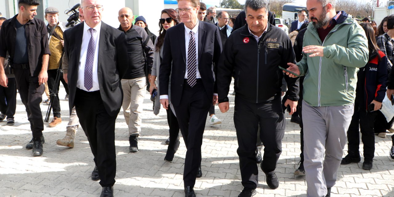 Ab Türkiye Delegasyonu Başkanı Büyükelçi Meyer-landrut, Hatay'da (2)