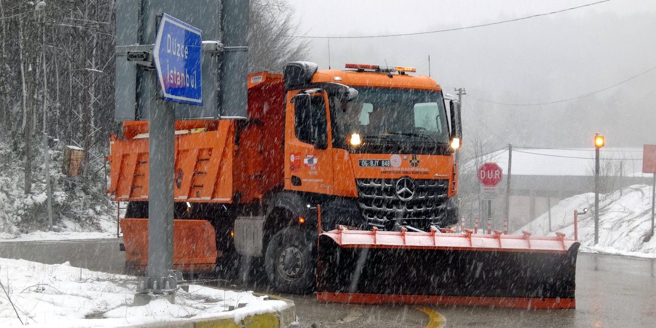 Bolu Dağı'nda Kar Yağışı