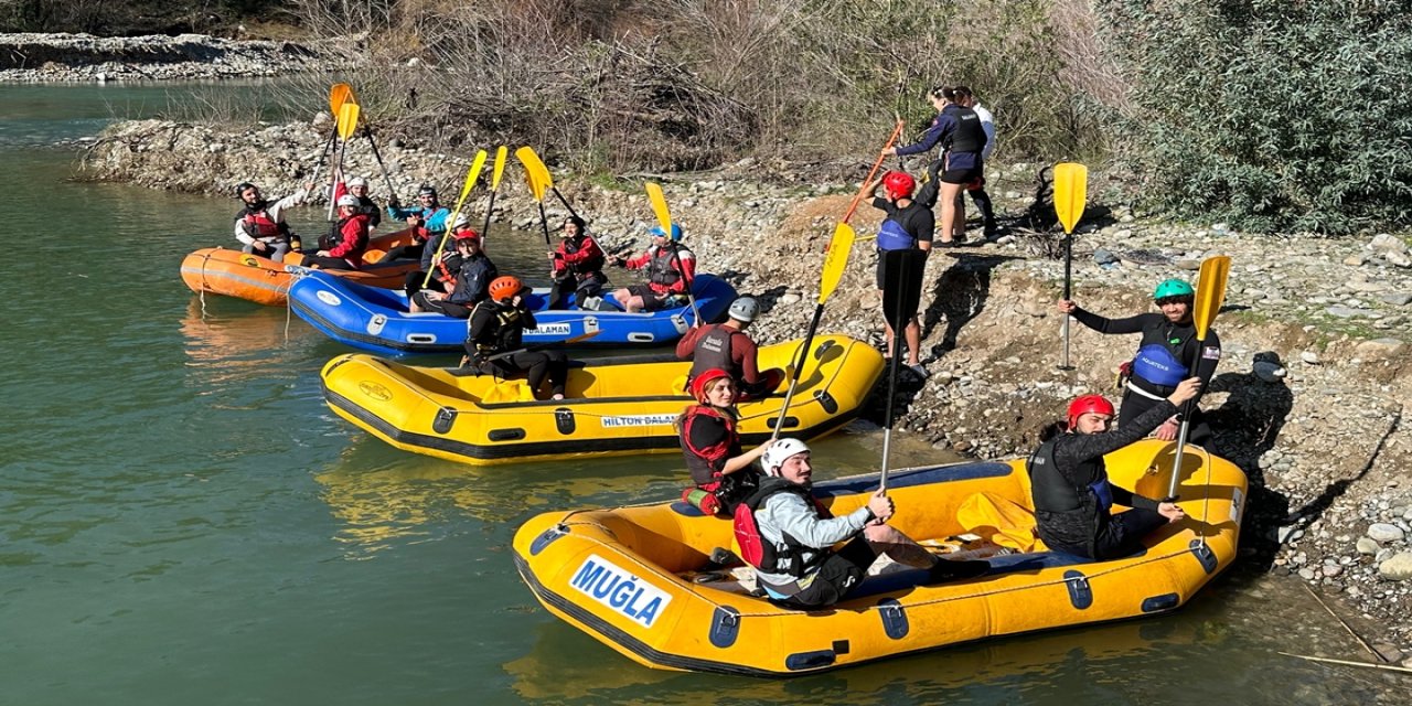 MUĞLA - Rafting Antrenör Gelişim ve Vize Semineri Dalaman'da başladı