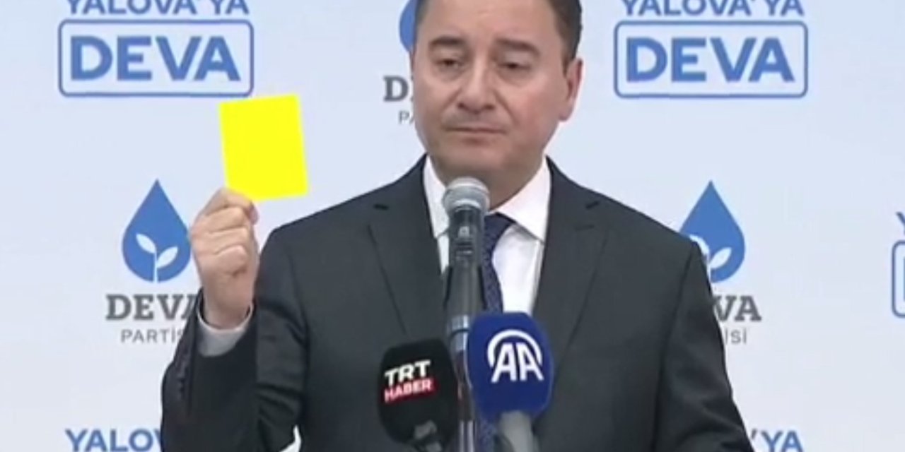 Ali Babacan: Bu Seçim, Hükümete Sarı Kart Gösterme Seçimi