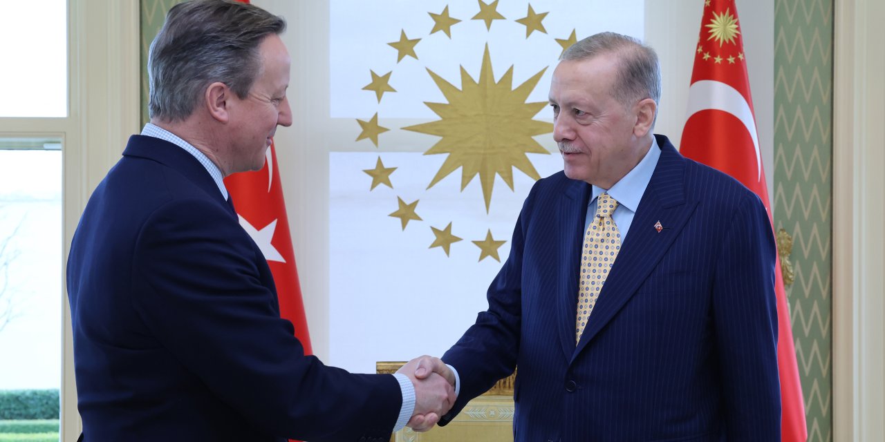 Cumhurbaşkanı Erdoğan, Cameron'u Kabul Etti