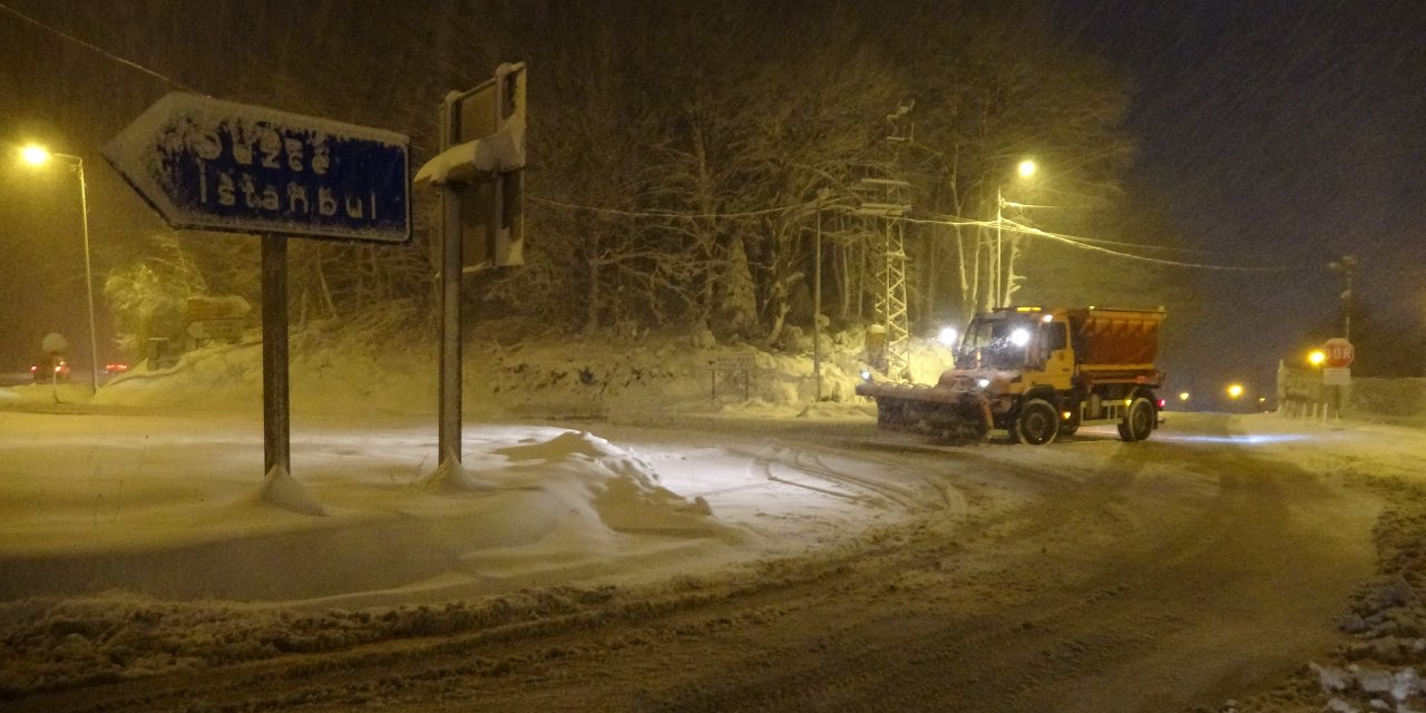 Bolu Dağı’nda Kar Yağışı Etkisini Artırdı