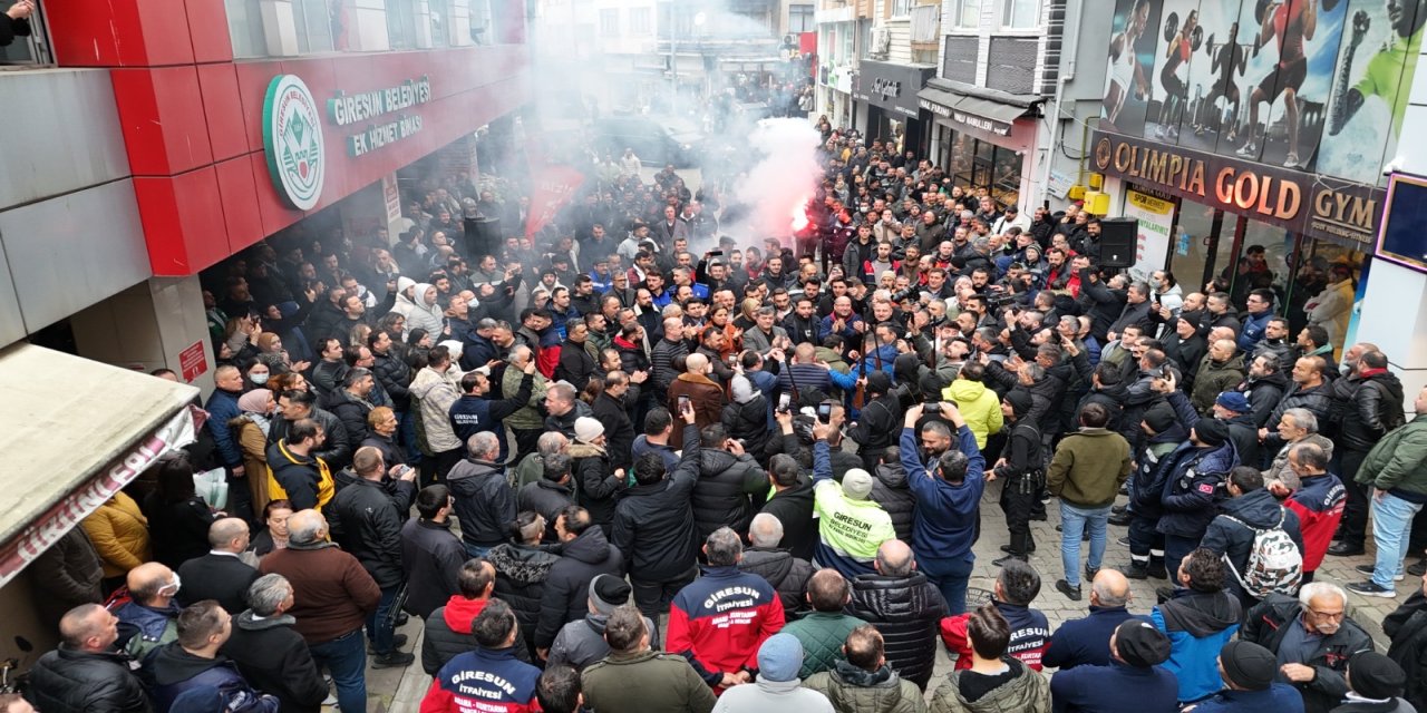 Giresun Belediyesi işçilerinin maaşlarına zam yapıldı
