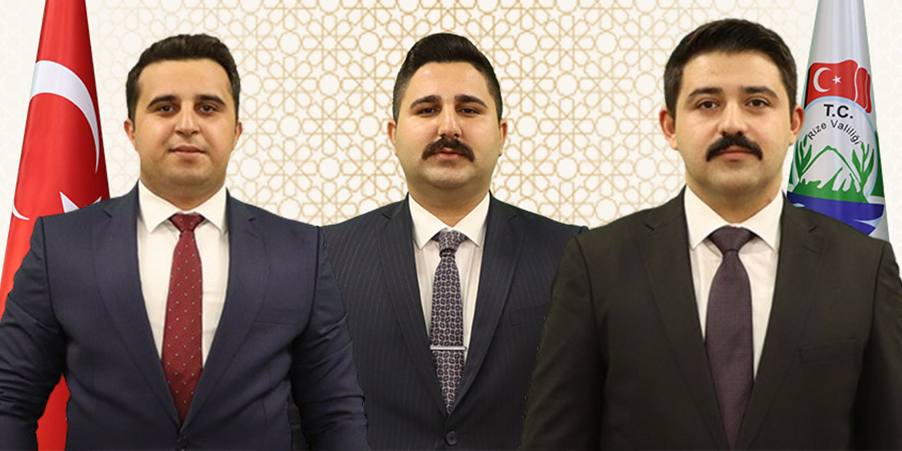 Rize'ye 3 Kaymakam Atandı