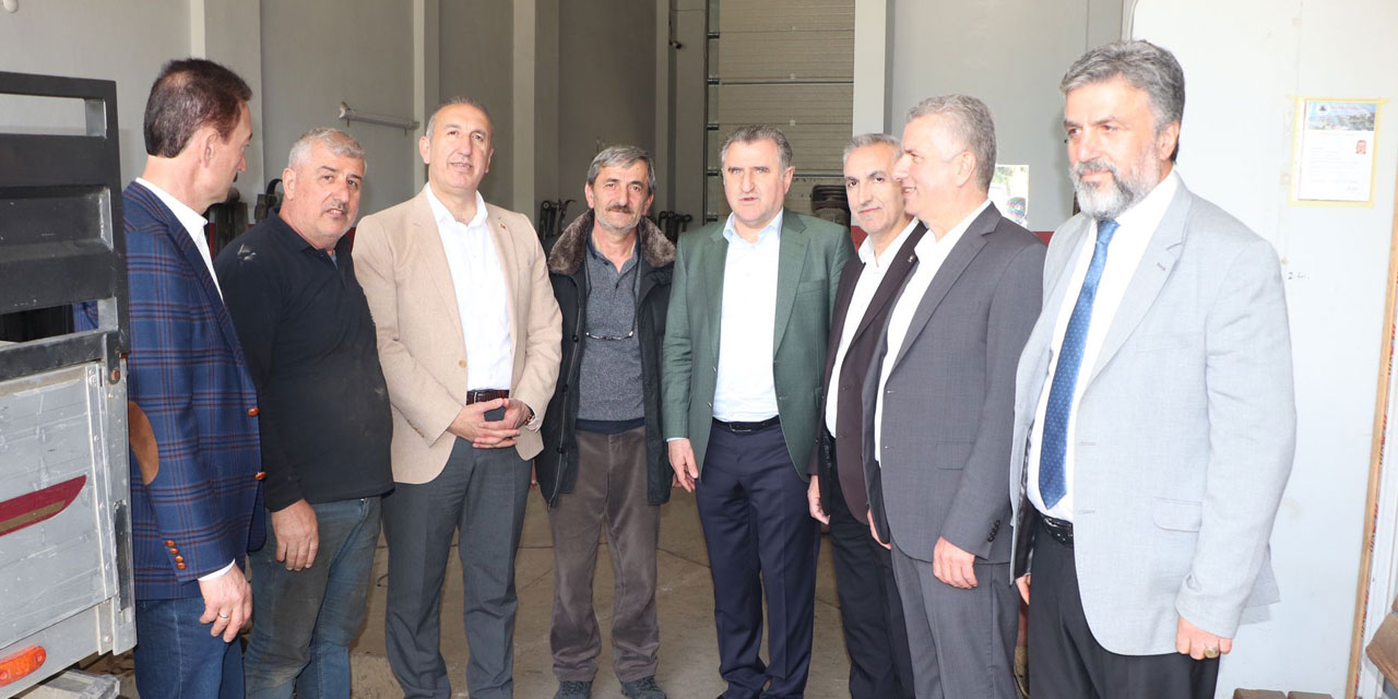 Bak, Esnaf Ziyaretinde Bulundu