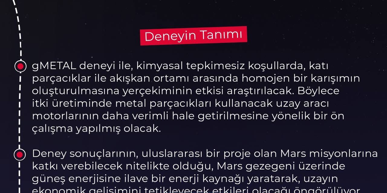 Tua, 'G Metal' Deneyinin Tanıtımını Paylaştı