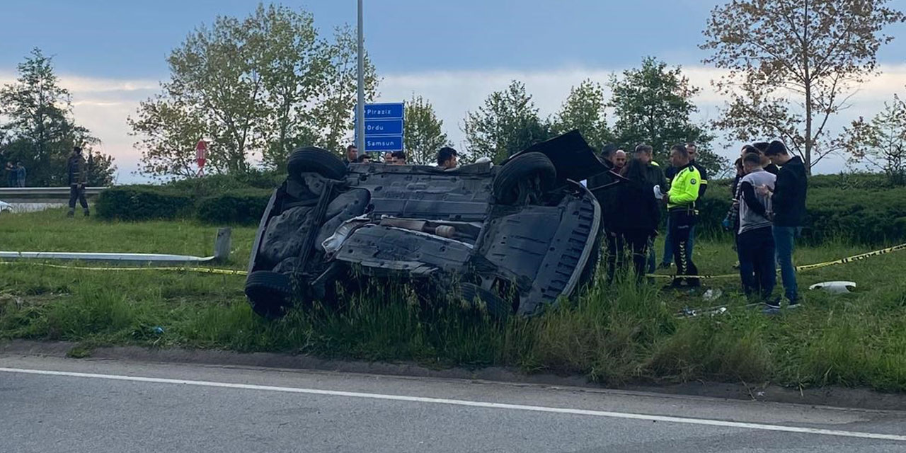 Giresun’da trafik kazası: 2 ölü, 3 yaralı